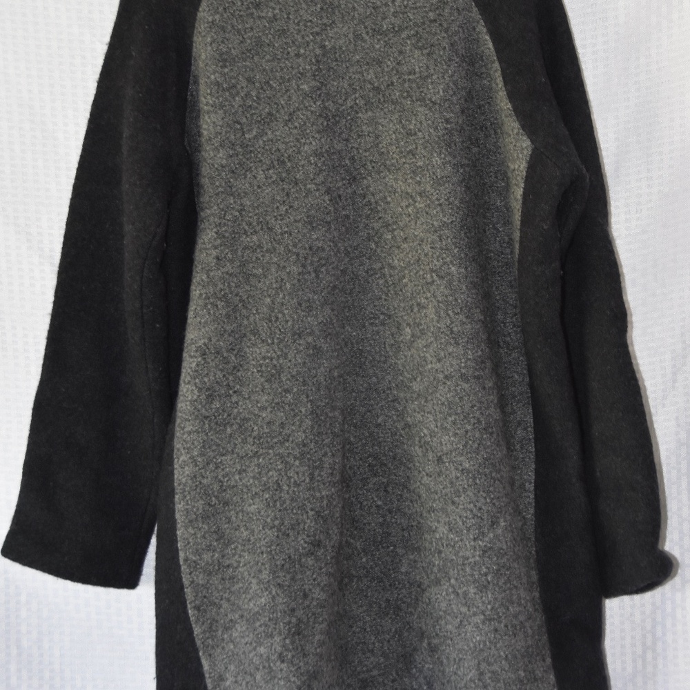 Shanghai Tang Wool Color Block Coat Jacket Bamboo… - image 6